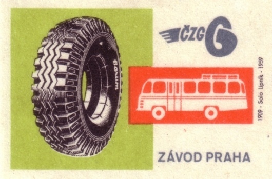 All sizes | The Czech Tire Co. | Flickr - Photo Sharing! #matchbox #vintage