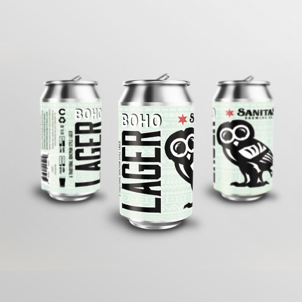 Sanitas Brewing Co. 2018 Beer Can Design