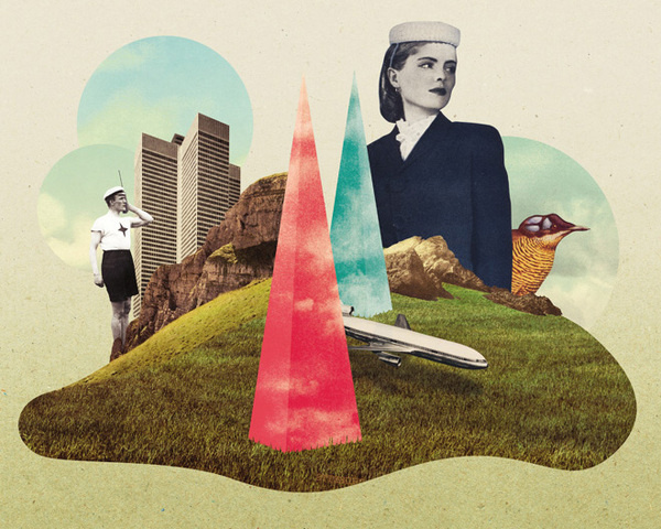 Long Distance Relationship Julien Pacaud • Illustration • Perpendicular Dreams #julien #illustration #pacaud #retro