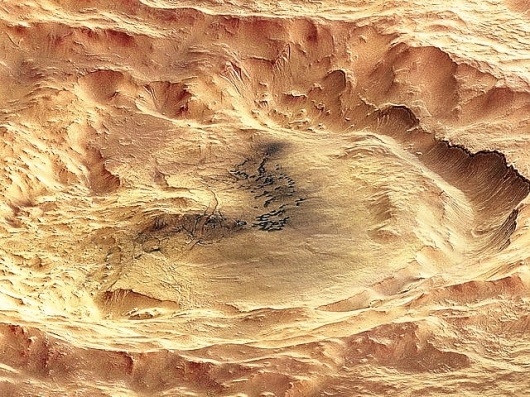 Science and Technology #mars #crater