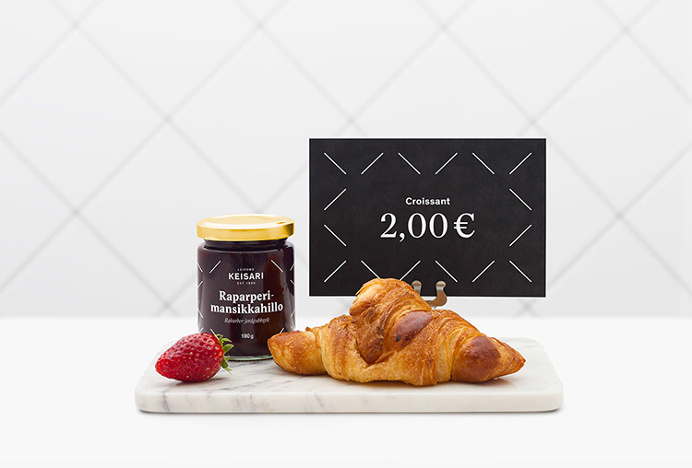 Keisari Bakery by Werklig #print #menu #label