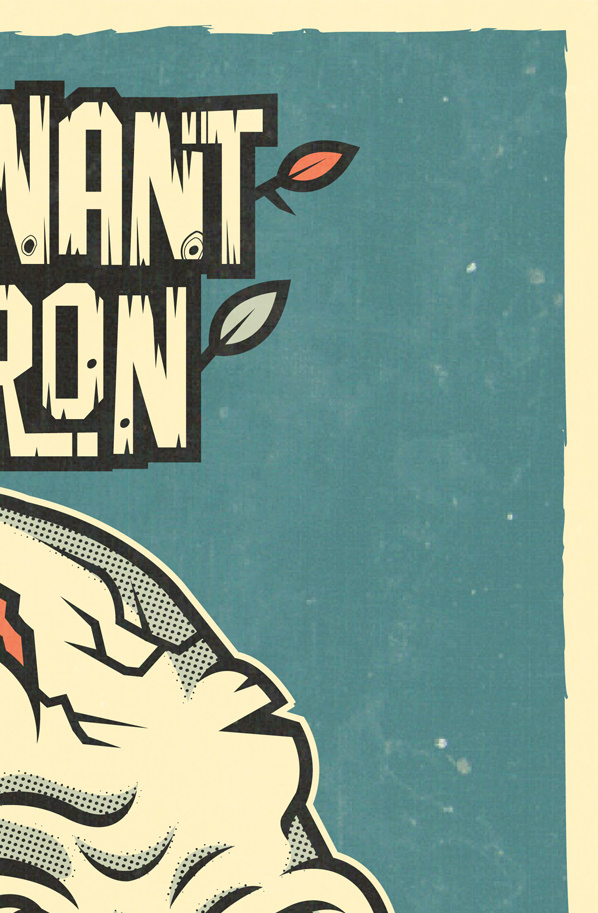 COVENANT OF IRON on Behance #vector #print #retro #ilustracin #illustration #poster #skull