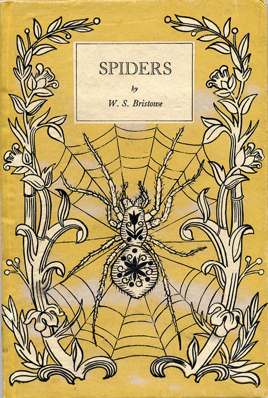 Spiders, 1947 #design #graphic #book #spiders #cover #insect #vintage #arachnophobia #web