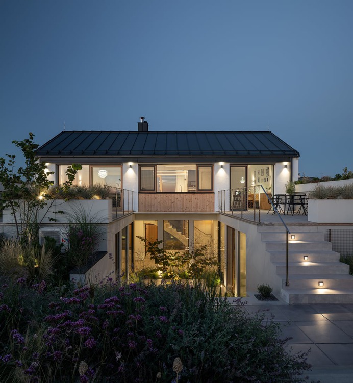 Family House with Atrium by SENAA Architekti