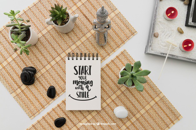 Cute yoga decoration Free Psd. See more inspiration related to Mockup, Spa, Health, Cute, Yoga, Mock up, Plant, Decoration, Drawing, Cactus, Bamboo, Healthy, Decorative, Peace, Buddha, Mind, Balance, Relax, Pot, Meditation, Notepad, Wellness, Healthy lifestyle, Candles, Lifestyle, Up, Tablecloth, Stones, Relaxation, Composition, Mock, Peaceful and Inner on Freepik.