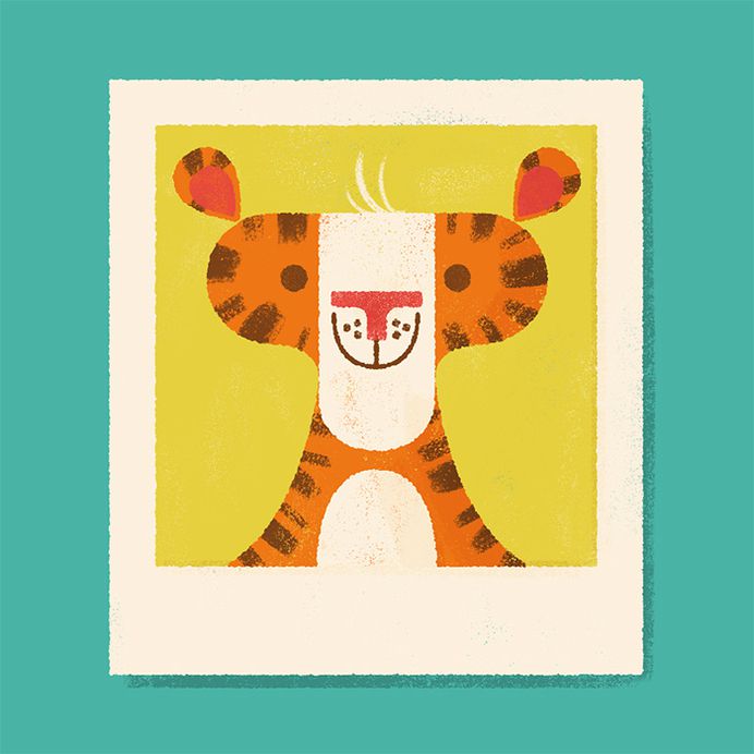 tiger - Personal • Wild Polaroids - Lydia Nichols Illustration