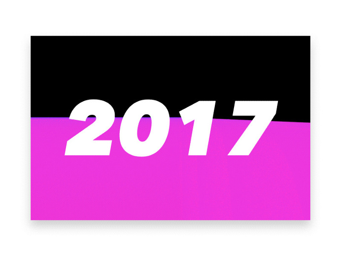 #happynewyear #2017 #c4d #animation #gif