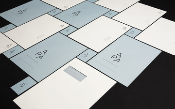 Visuel identitet til Alex Poulsen Arkitekter | Re public #letterhead