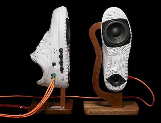 Say Hello To The Nike Air Force 1 Sneaker Speakers From Alex Nash - Geeky Gadgets #air #force #nike #one #speakers