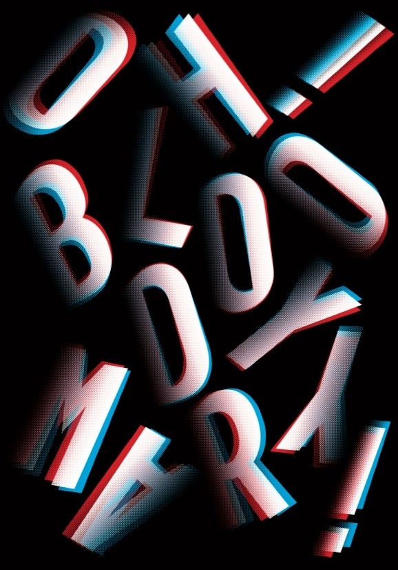 arialcrime's tumblr #typografie #3d #poster