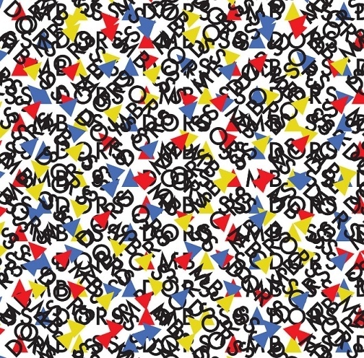 ambass_pattern_cross.jpg 670×659 pixels #pattern #branding #avant #triangles #garde #ambassadors #band #brooklyn