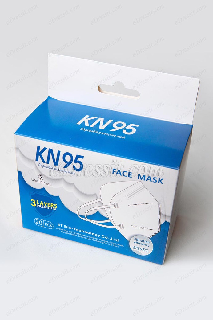 20 pcs KN95 CE FFP2 Mask Face Mask Respirator Protection CE Certificat (Mask004)