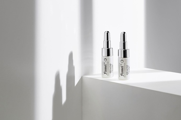 Flamel MD Identity - Mindsparkle Mag minimalist has developed a brand identity and created package designs for a newly launched cosmetic brand Flamel MD. #logo #packaging #identity #branding #design #color #photography #graphic #design #gallery #blog #project #mindsparkle #mag #beautiful #portfolio #designer