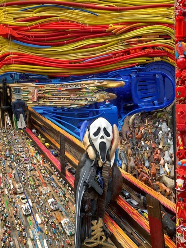waaaat? | Portraits Made With Anamorphosis Installations | Design #anamorphic