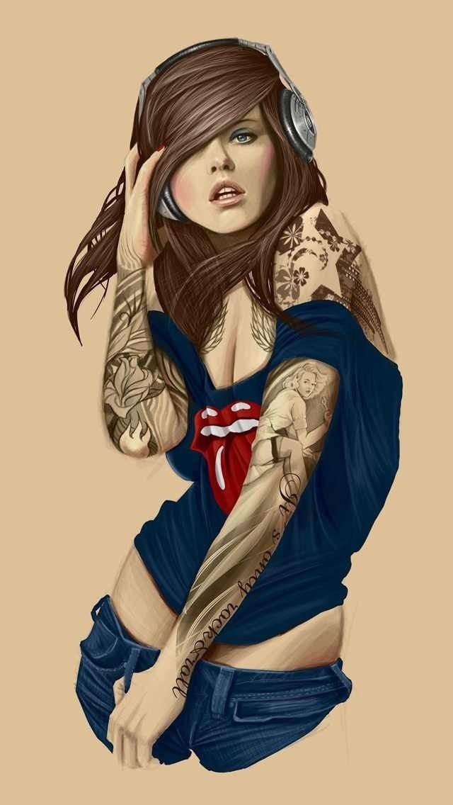Beauty DJ – Illustrations