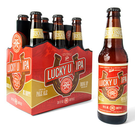 Breckenridge Lucky U IPA #packaging #beer #label #bottle