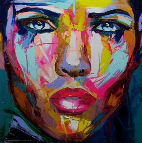 Francoise Nielly | PICDIT #design #color #portrait #painting #art #colour