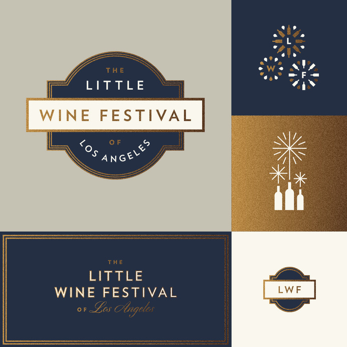 Little wine festival of los angeles j fletcher dribbble #jay #branding #fletcher #foil