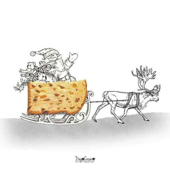 Daily Food Become Funny Sketches of Diego Cusano
