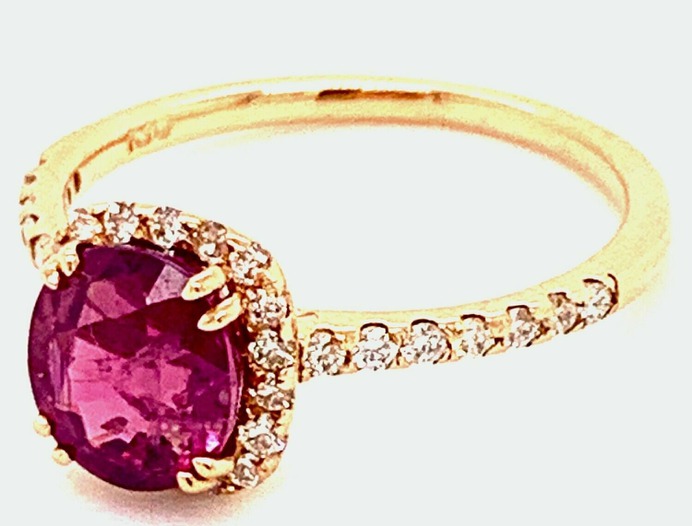 Natural Cashmere Sapphire Ring