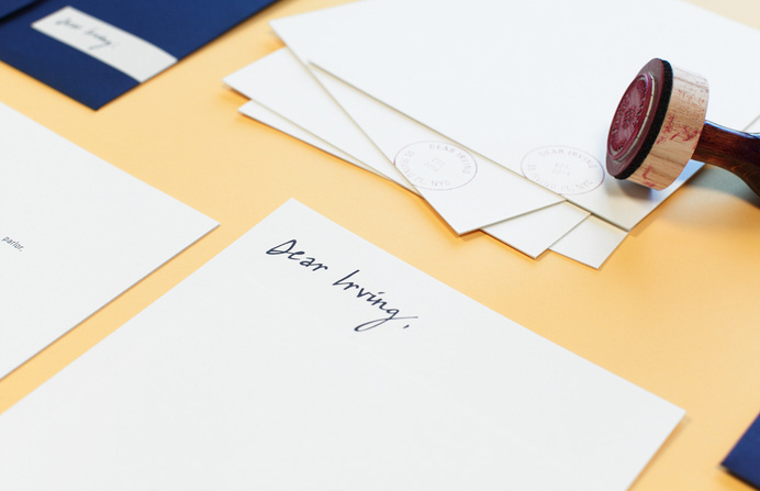 LaPlanche Design | Dear Irving #stationary #branding #identity #bar #logo #cocktail