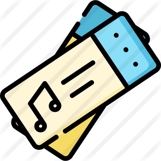 See more icon inspiration related to files and folders, music and multimedia, label, concert, entertainment, tickets, tag and music on Flaticon.