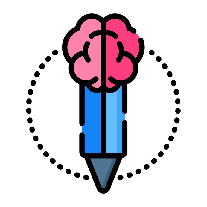 See more icon inspiration related to brain, mind, think, pencil, design thinking, art and design, miscellaneous, thinking, learning, education and people on Flaticon.
