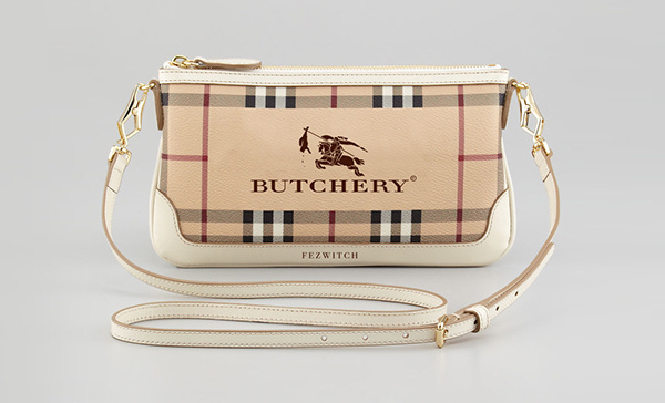Butchery. Burberry Butchering foxes since.... #parody #butchery #fezwitch #branding #satire #burberry #logo
