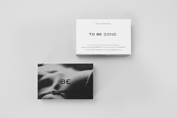 To Be Bond on Behance #business #card #photo #identity #symbol #logo #layout #foil
