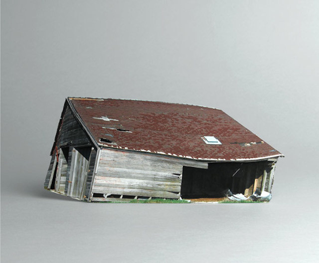 brokenhouses-3 #sculpture #house #art #broken #miniature