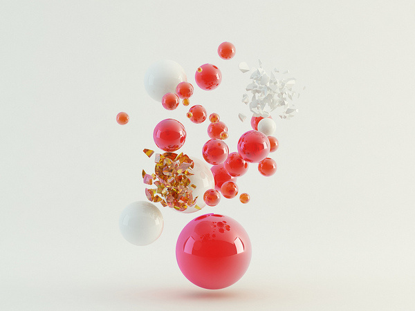 V Ray test #render #ray #shiny #3d #test