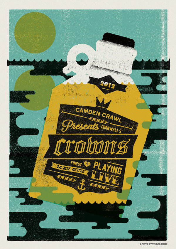 Telegramme #screen #gig #print #poster