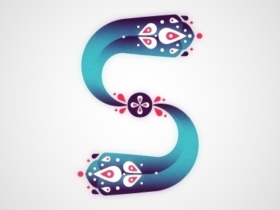 Dribbble - S by Chris Rushing #lettering #letters #letterforms #type #typography