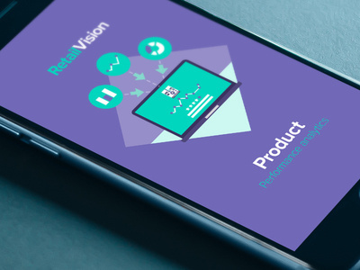 RetailVision // App 2 #flat #green #ux #icon #responsive #color #ui #app #mobile #purple #mac
