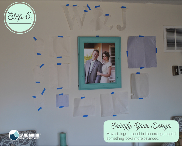 Solidify your design and hang your art.