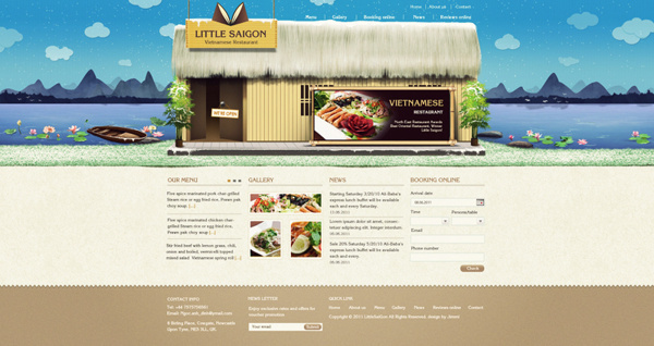 Little Saigon #hng #agency #uk #nam #thit #thng #restaurant #viet #little #hiu #saigon #studio #nh #logo #bratus #k