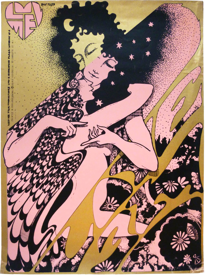Hapshash and the Coloured Coat Luv Me Films Promotional Poster, 1967