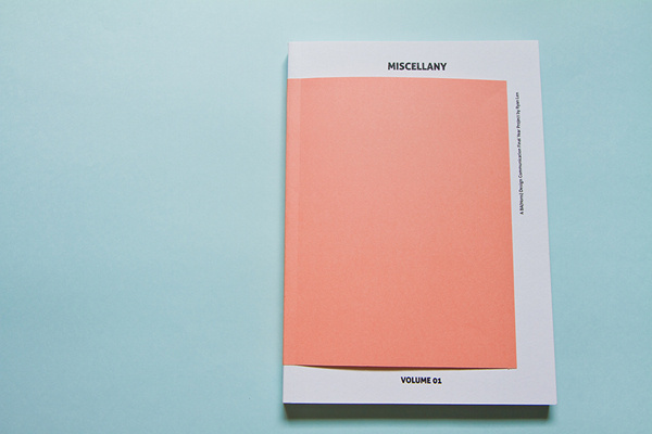Miscellany Vol. 01 #layout #book #publication #editorial #singapore #experimental #collaboration #trends