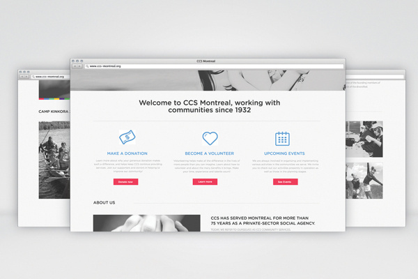CCS Community Services #scroll #ux #responsive #design #color #ui #website #digital #mobile #web #navigation