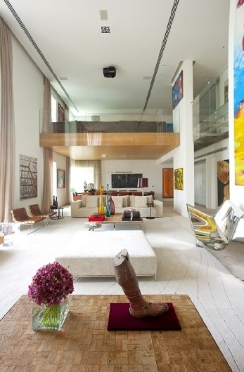 Massive Malibu Residence With Striking Indoor Glass Pool | Freshome #design #architecture #house #art