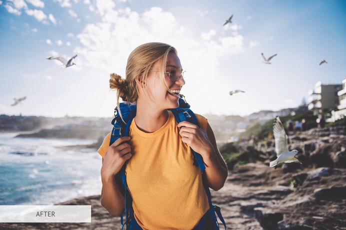 Flying Seagulls Photoshop Overlay – 31 High-quality Photoshop Overlays
