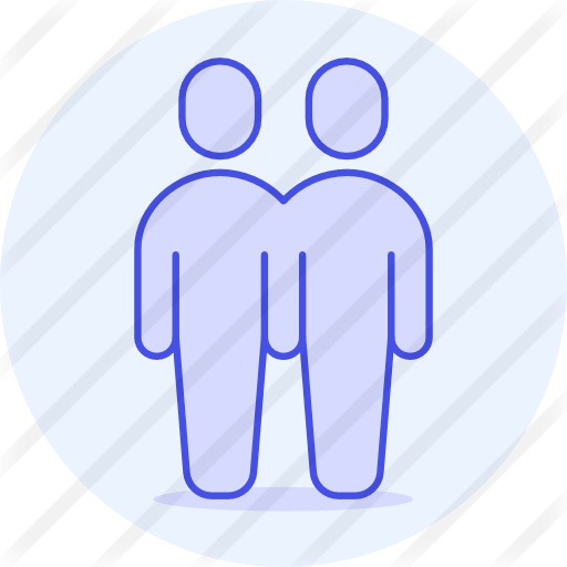 See more icon inspiration related to love and romance, humanpictos, gay, romantic, romance, couple, men, love and people on Flaticon.