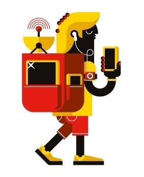 Wired Magazine [ITA] | How To on the Behance Network #illustration #character #goran #flashpacker