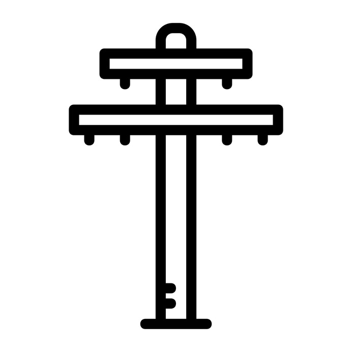 See more icon inspiration related to tower, power line, electricity, energy, electric tower, industry, architecture and city and electronics on Flaticon.