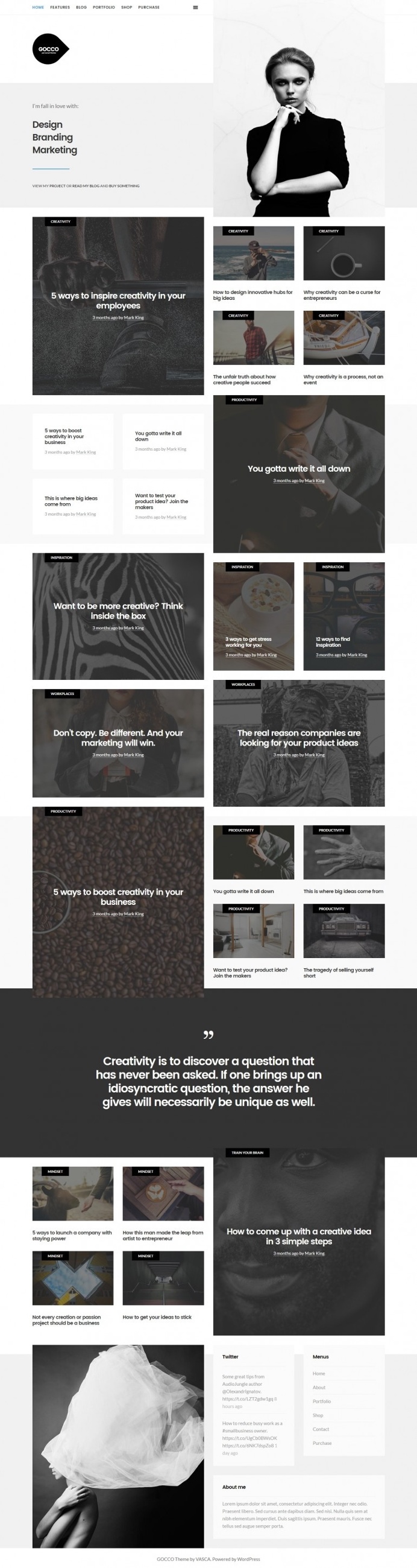 GOCCO – Personal Portfolio