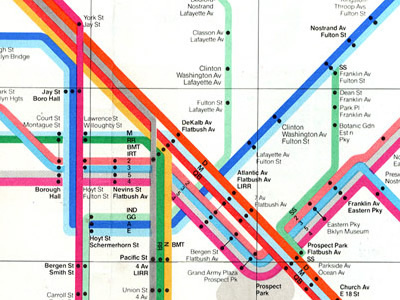 visualcomplexity.com | New York Subway Map (1972) #massimo #vignelli #map #subway #1972 #york #new
