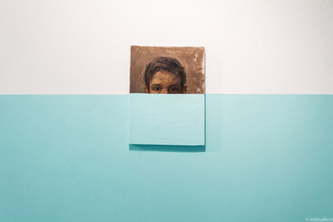 'Antivegetativa' by Davide D'Elia | PICDIT #design #paint #painting #art #blue