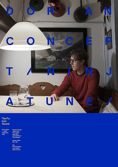 The Future Sound Poster — Dorian Concept (Ninjatune) #dorianconcept #thefuturesound #ninjatune