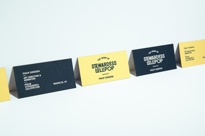 stewardess lollipop #card #brand #identity #business