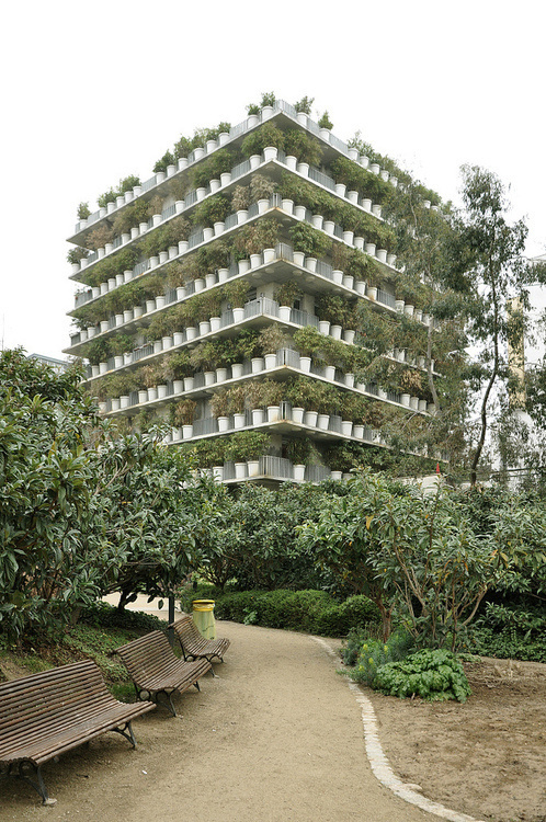 CJWHO ™ (Paris, Tower Flower, Edouard François by Jose...) #paris #france #design #photography #architecture #flower #tower